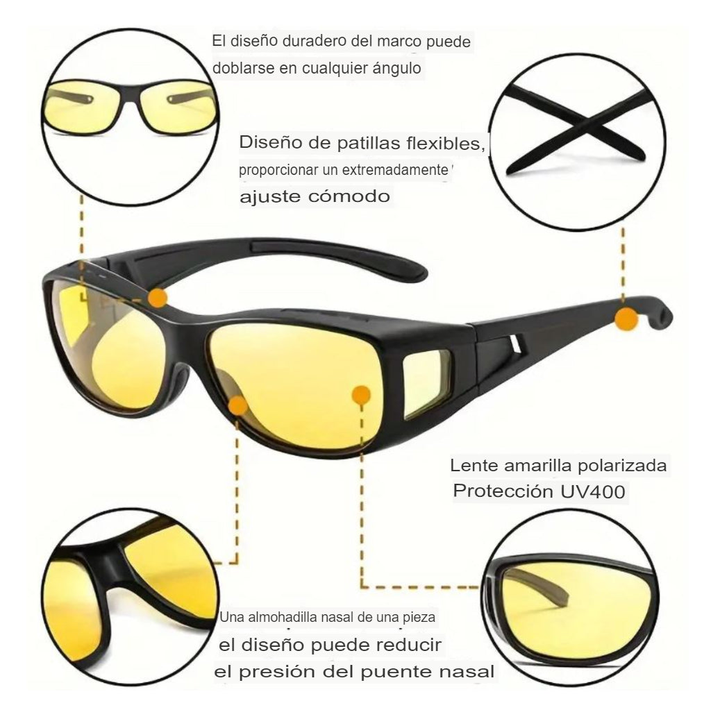 Gafas Lentes Hd Vision Filtro Uv par 2