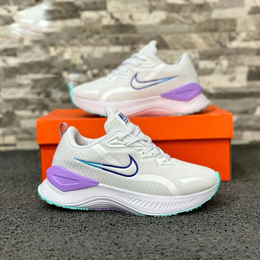 Tenis Nike Zoom X Blanco Lila Dama