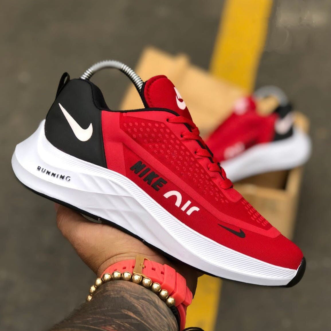 Tenis Nike Air Running Rojo